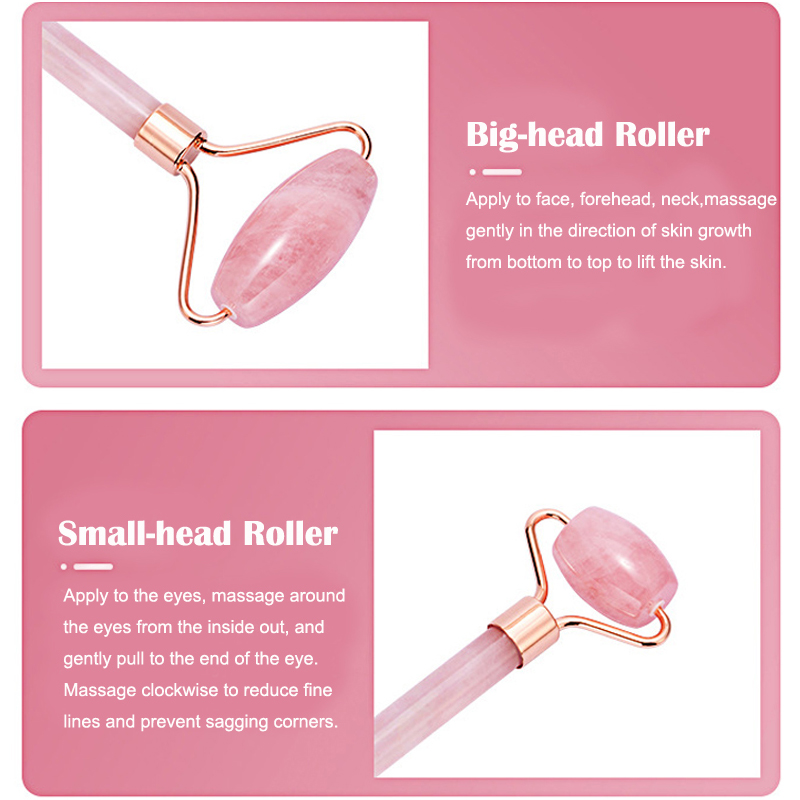 Naturalny kwarc różowy rolka j – Jade Roller Gua Sha recenzja i cena
