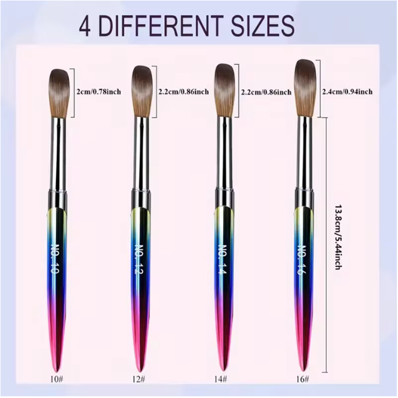 Zestaw pędzli do paznokci akry – Blush Brush Kabuki recenzja i cena
