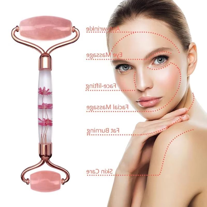 Wałek do masażu twarzy z różow – Jade Roller Gua Sha recenzja i cena