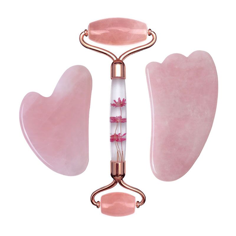 Wałek do masażu twarzy z różow – Jade Roller Gua Sha recenzja i cena