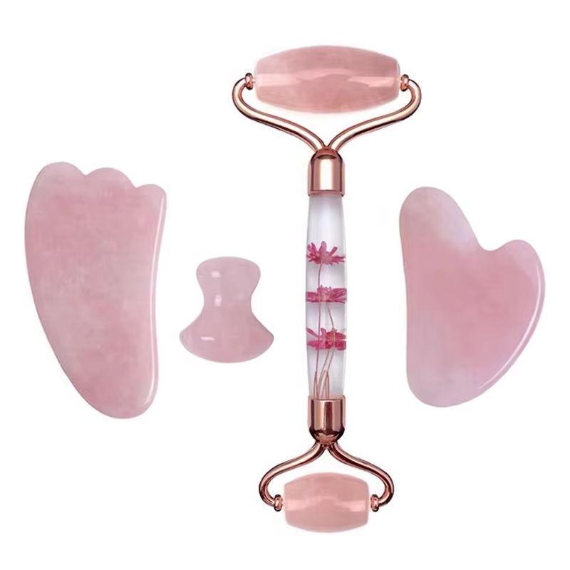 Wałek do masażu twarzy z różow – Jade Roller Gua Sha recenzja i cena