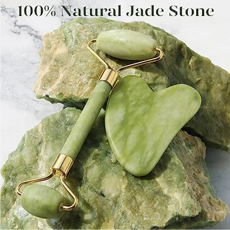 Naturalny jadeitowy wałek do m – Jade Roller Gua Sha recenzja i cena