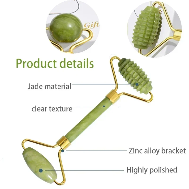 Naturalny jadeitowy roller do  – Jade Roller Gua Sha recenzja i cena